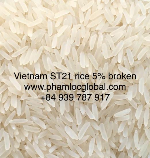 ST21 Long Grain White Rice, 5% Broken