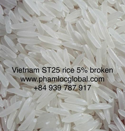 ST25 Long Grain White Rice 5% Broken