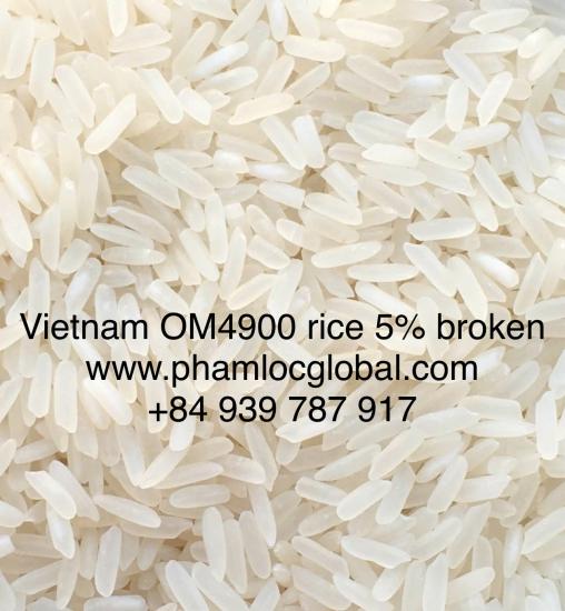 OM 4900 Long grain white rice 4900, 5% broken