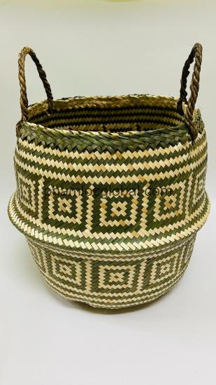 Hand woven Seagrass Basket with Handles