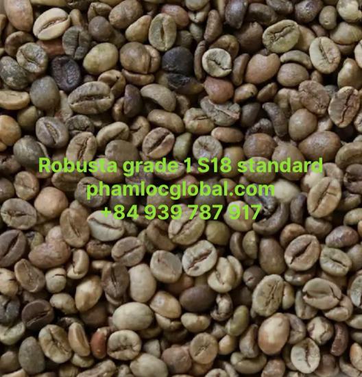 ROBUSTA COFFEE GRADE 1 SCREEN 18 STANDARD