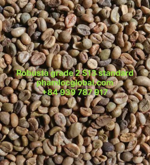 ROBUSTA COFFEE GRADE 2 SCREEN 13 STANDARD